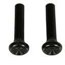 Dash Side Vent Black Pull Knobs - LH/RH Pair - 68 Camaro Firebird