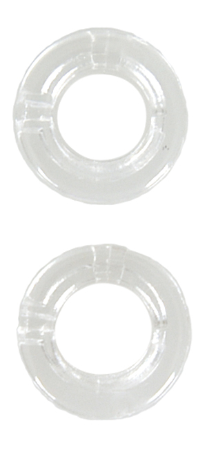 Dash Side Vent Clear Pull Knob Ferrules - LH/RH Pair - 68 Camaro Firebird