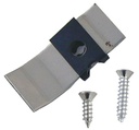 Dash Astro Vent Bezel Retainer with Clip - 66-69 Chevelle El Camino; 67-68 Camaro ;67-69 Firebird