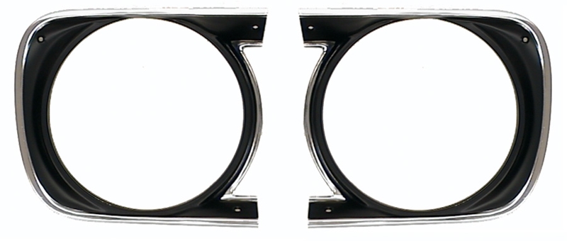Headlamp Bezels - Pair - 68 Camaro (Standard)