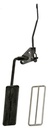 Accelerator Pedal Assembly through Firewall (With Pad Trim) - V8 Models without Cowl Induction - 68-72 Chevy II Nova; 68-69 Camaro