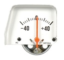 Console Amp Gauge - Silver Face - 68-69 Camaro