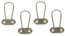 Seat Belt Shoulder Belt Retainers - 8 Piece Set - 70-72 Nova; 69-72 Chevelle; 68-70 Camaro Firebird; 69-72 Fullsize Chevy Car
