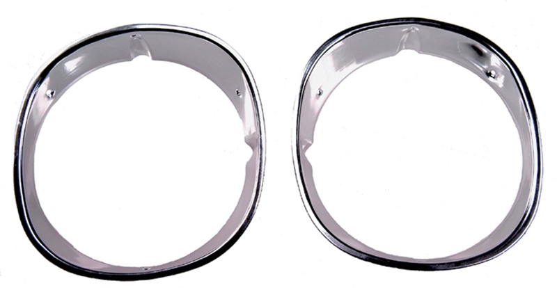 Headlamp Bezels - Pair - 70-73 Camaro