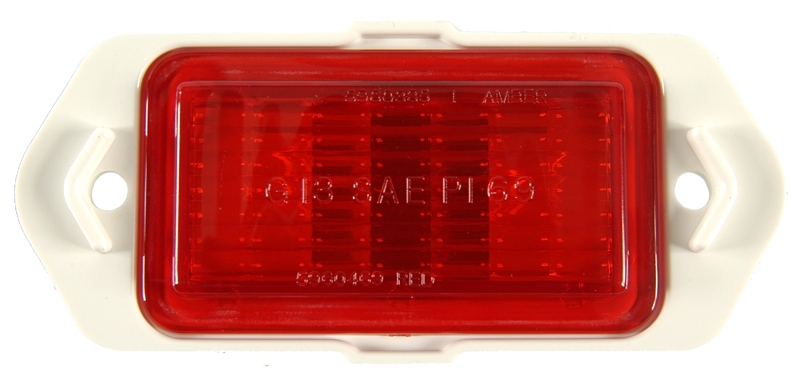 Side Marker Lamp Assembly - Red - LH or RH - 69 Camaro Chevelle