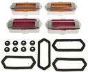 Side Marker Lens Assembly - Front & Rear 20 Piece Set (Lamps, Bezels, Gaskets, Hardware) - 69 Camaro