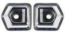 Dash Grab Handle Bezels - Deluxe Interior - LH/RH Pair - 69 Camaro