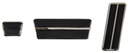 Pedal Pad & Trim Kit - Auto Trans with Standard Brakes - 67-68 Camaro Firebird; 68 Chevy II Nova