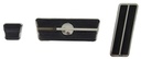 Pedal Pad & Trim Kit - Auto Trans with Disc Brakes - 69-81 Camaro; 69-74 Nova; 70-81 Firebird; 71-74 Ventura