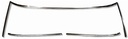 Windshield Molding Set - 67-69 Camaro Firebird (Convertible)