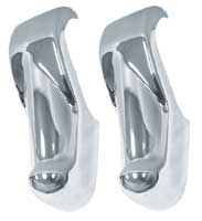 Front Bumper Guards - 60-62 Chevy GMC Truck Fits Original Bumpers Only