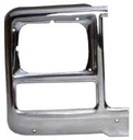 Headlight Bezel - RH - 80 Chevy GMC Truck Blazer Jimmy Suburban w/ Single Headlight