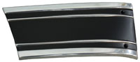 Lower Front Fender Molding - RH (Black) - 69-72 Chevrolet GMC Pickup, Blazer & Jimmy