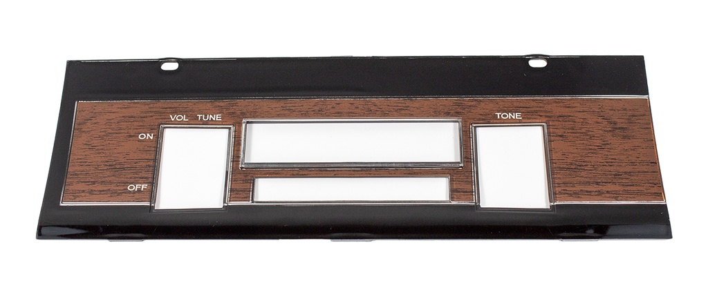 Radio Bezel - Woodgrain - 68-69 Coronet; GTX