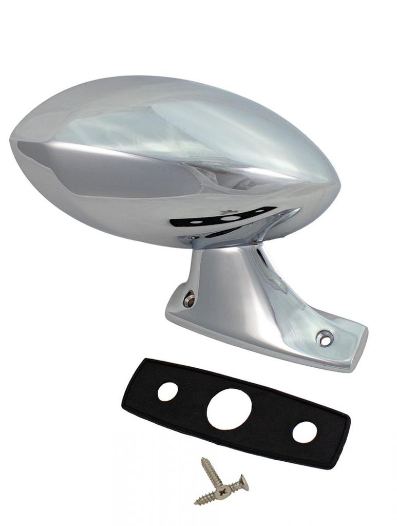 Outside Mirror - Sport Style - Chrome - Manual - RH - Dodge Plymouth 70 E Body