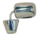 Door Mirror - Stainless Steel - LH or RH - 73-87 Chevy GMC Truck; 73-91 Blazer Jimmy Suburban