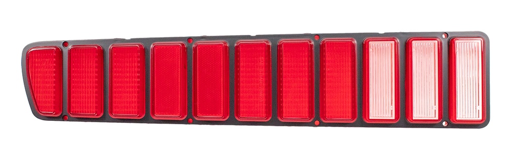 Taillight Lens w/o Silver Trim - LH - 73-74 Charger