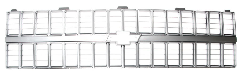 Premium Grille - OE Style w/ Emblem Mount - Argent Gray - 81-82 Chevy C/K Pickup Blazer Suburban