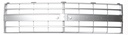 Premium Grille - OE Style w/ Emblem Mount - Argent Gray (Quad Headlights) - 85-86 C/K or 87-88 R/V Chevy Pickup Blazer Suburban