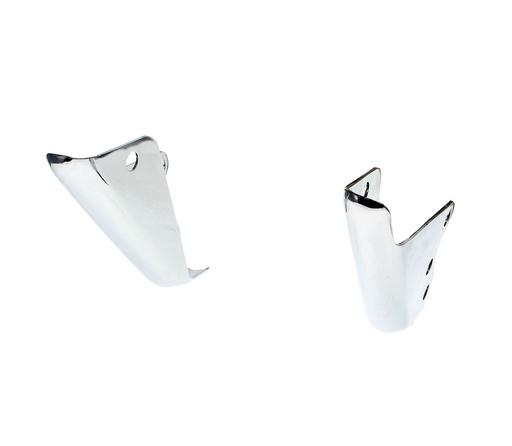 [110-3959-P] Front Bumper Guards - Chrome - Pair - 59 Chevy Impala