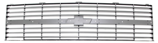 [150-4083-21] Premium Grille - OE Style with Emblem Mount - Dark Gray - Dual Headlights - 83-84 Chevy CK Pickup Blazer Suburban