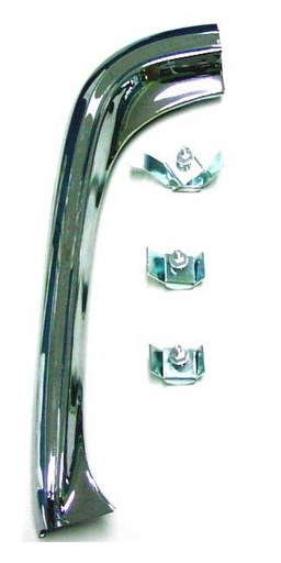 [155-4969-L] Outer Side Grille Molding (On Fender) - LH - 69-72 GMC C/K Truck