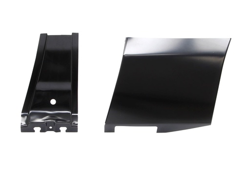 [205-1570-R] Front Fender Lower Rear Repair Panel w/ Brace - RH - 70-74 Barracuda