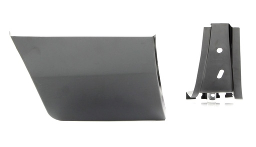 [205-2668-L] Front Fender Lower Rear Repair Panel w/ Brace - LH - 68-70 Charger