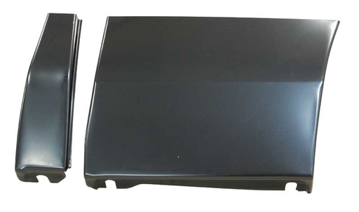 [205-3569-R] Front Fender Lower Rear Repair Panel w/ Brace - RH - 69 Camaro