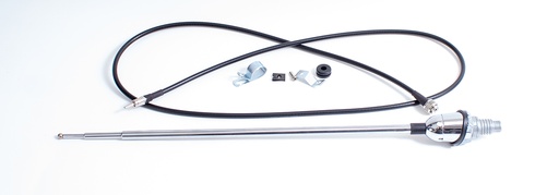 [280-4064] Antenna - Telescopic - Chrome - 64-66 Chevy GMC Truck