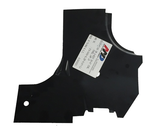 [376-3466-4L] Cowl Side Hinge Panel Lower Reinforcement - LH - 64-67 Chevelle El Camino A-Body