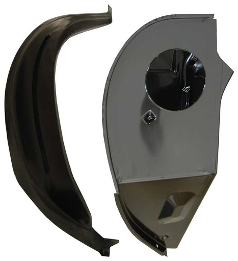 [376-3567-R] Cowl Side Outer Panel - RH - 67-69 Camaro Firebird; 68-72 Chevy II Nova