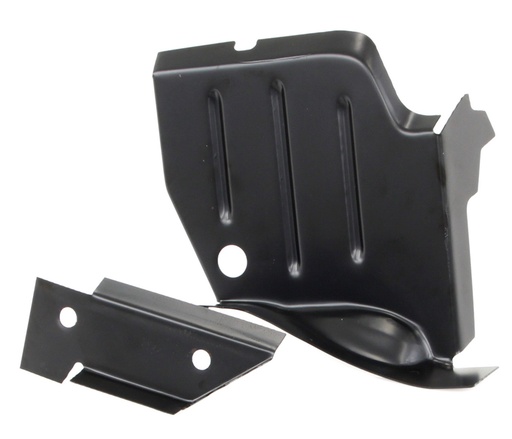 [437-1570-L] Rocker to Frame Lower Splash Shield - LH - 70-74 Dodge Challenger Plymouth Barracuda