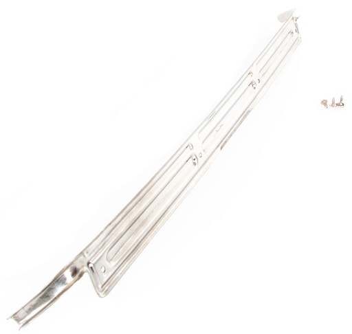 [445-4067-SSP] Front Door Sill Plate - Stainless, No Logo - LH/RH Pair - 67-72 Chevy GMC C/K Pickup Suburban; 69-72 Blazer Jimmy