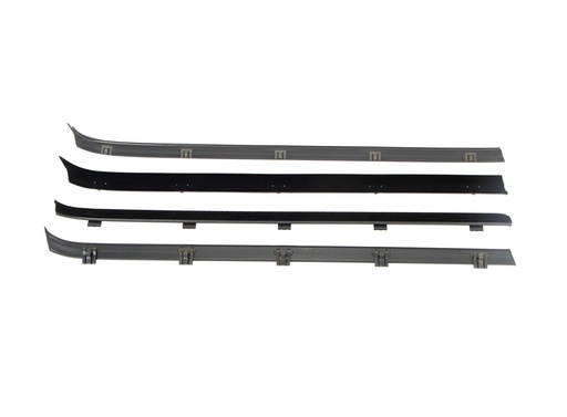 [582-4073-S] Front Door Beltline Window Felts (4pcs) - 73-76 Chevy GMC C/K Pickup Blazer Jimmy Suburban