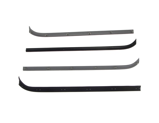 [582-4573-1S] Front Door Beltline Window Felts (4pcs) - 73-79 F100 F150 F250 F350; 78-79 Bronco