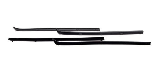 [582-4780-1S] Front Door Window Seal Kit (4pcs) - 80-93 Dodge Truck; 80-93 Ramcharger