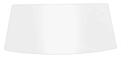 [660-1466-C] Back Glass - Clear - 66-67 Dodge Plymouth B-Body 2DR Hardtop (Except Charger)