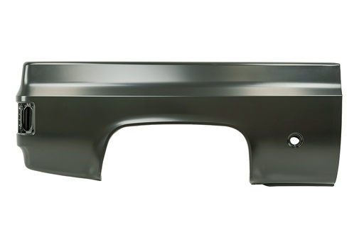 [720-4073-62R] Bedside - OE Style w/ Round Gas Hole - RH - 73-76 Chevy GMC C/K Pickup ('76 1st Design)