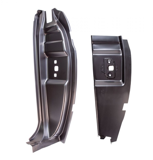 [750-8466-L] Door Jamb Lock Pillar w/ Reinforcement - LH - 66-67 Fairlane Comet Cyclone Fastback & Convertible