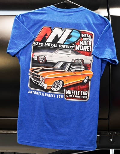 [AMDGMCAR-M] AMD GM Car T-Shirt - Medium - Royal Blue