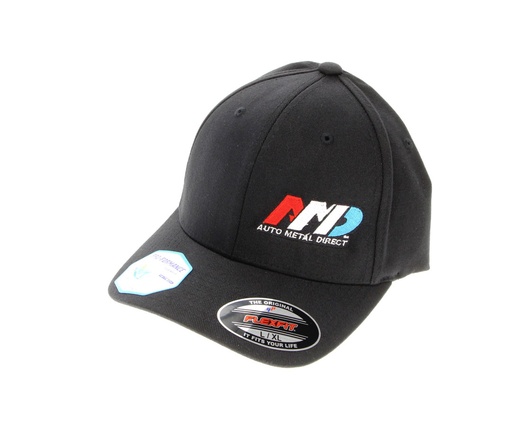 [AMDHAT-2] Auto Metal Direct - Black - Flexfit Ball Cap - L / XL