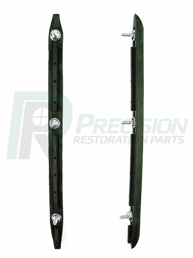 [G-BGR170068] 68 Chevelle Rear Bumper Guard Inserts - LH & RH (Sold as a Pair)