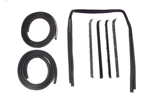 [G-DK111081] Front Door Seal Kit (8pcs) - 81-91 Chevy GMC C/K Truck; Suburban