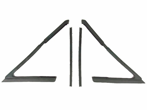 [G-VWK121066] 66-67 Chevelle GTO Cutlass Skylark Sedan Vent Window Weatherstrips - LH & RH (Sold as a Pair)