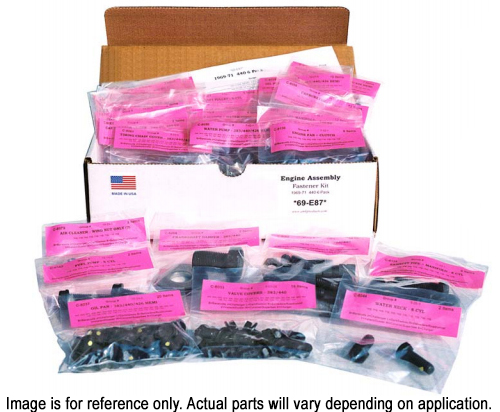 [H-66B-HEDR] Master Chassis Hardware Kit (259pcs) - 66-67 Dodge Plymouth B-Body HEMI w/ Drum Brakes