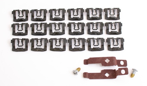 [H-C-8005] Back Glass Molding Clips & Screw Set - 71-74 Dodge Plymouth E-Body