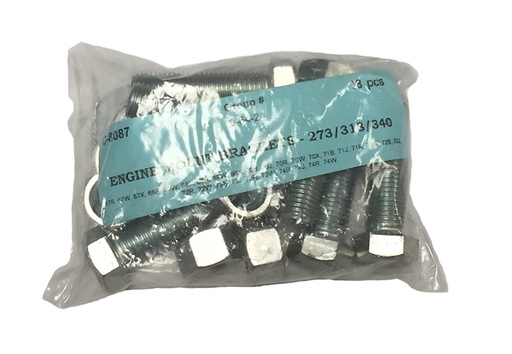 [H-C-8087] 67-74 Mopar 273/318/340/360 Engine Mount Bracket Bolt Set