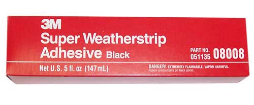 [J-3M08008] 3M Black Weatherstrip Adhesive