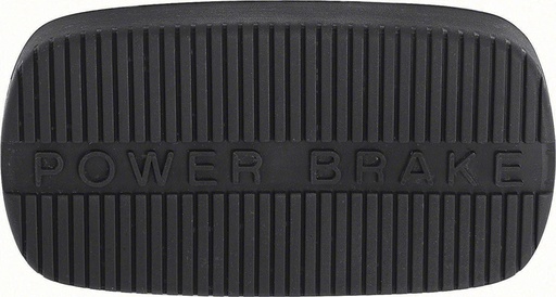 [K-3746702] Brake Pedal Pad - Auto Trans - Power Brakes - 62-67 Chevy II Nova